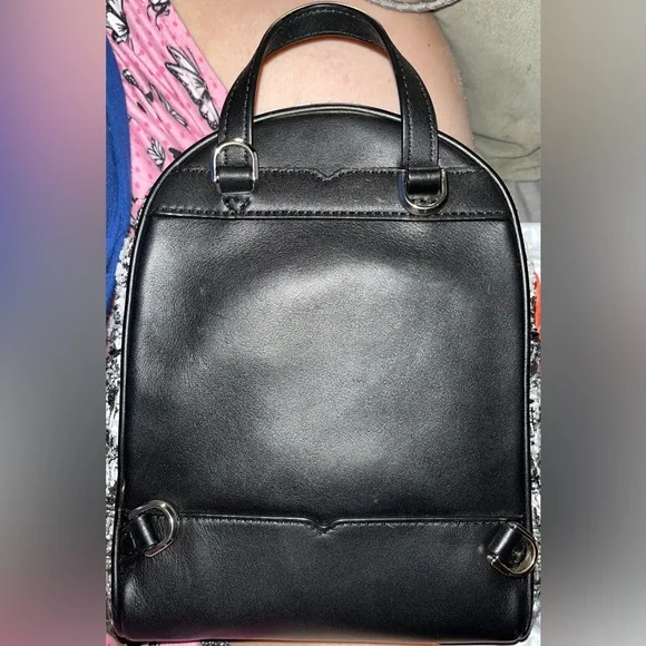 Kate Spade NWOT Tweed Backpack in Black and White - Picture 3 of 7